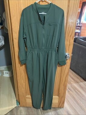 Old Navy Olive Green Women's Active Wear Jumpsuit